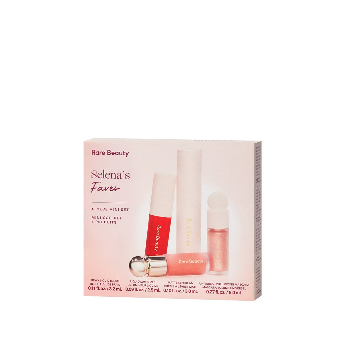 SELENA'S FAVES 4 PIECE MINI SET (SET DE MAQUILLAJE)